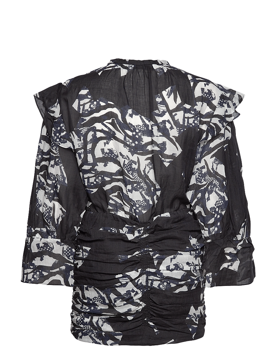 IRO - HURA - langærmede skjorter - black/navy - 1