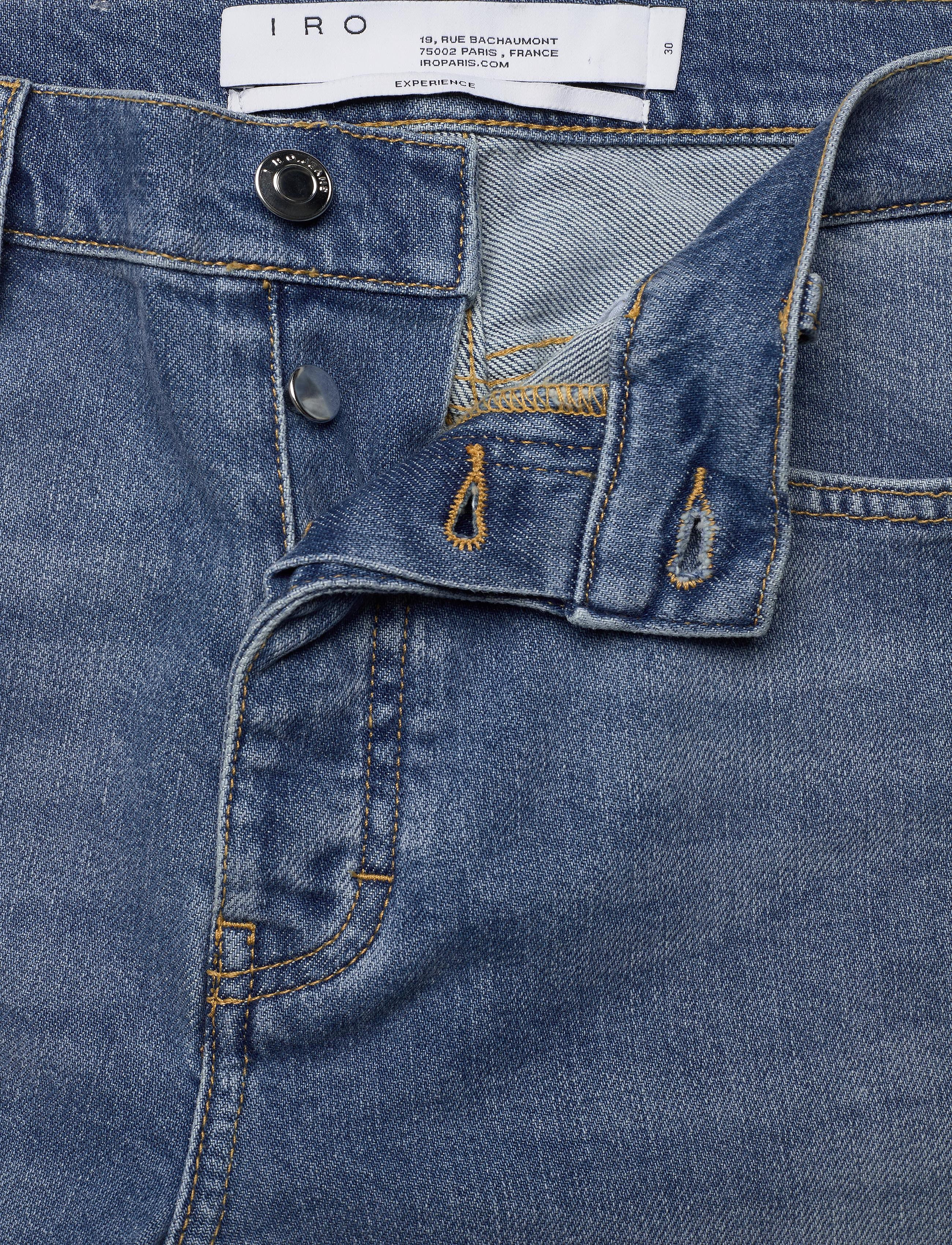 IRO - DEEN - beinar gallabuxur - blue washed - 3