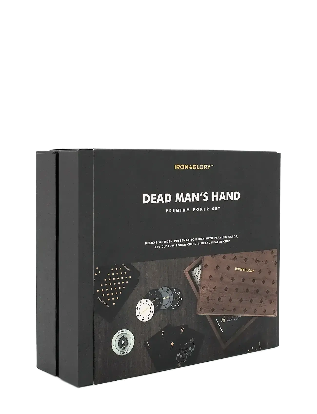 Iron & Glory - Poker Set Dead Man's Hånd - fødselsdagsgaver - brown - 2