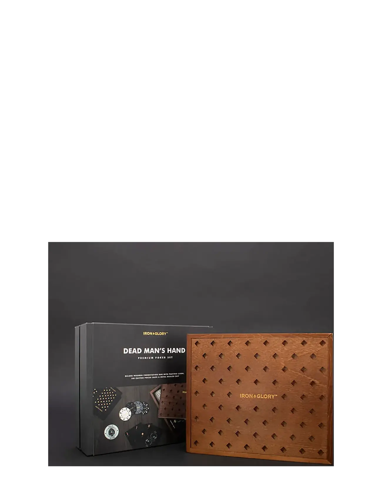 Iron & Glory - Poker Set Dead Man's Hånd - fødselsdagsgaver - brown - 3