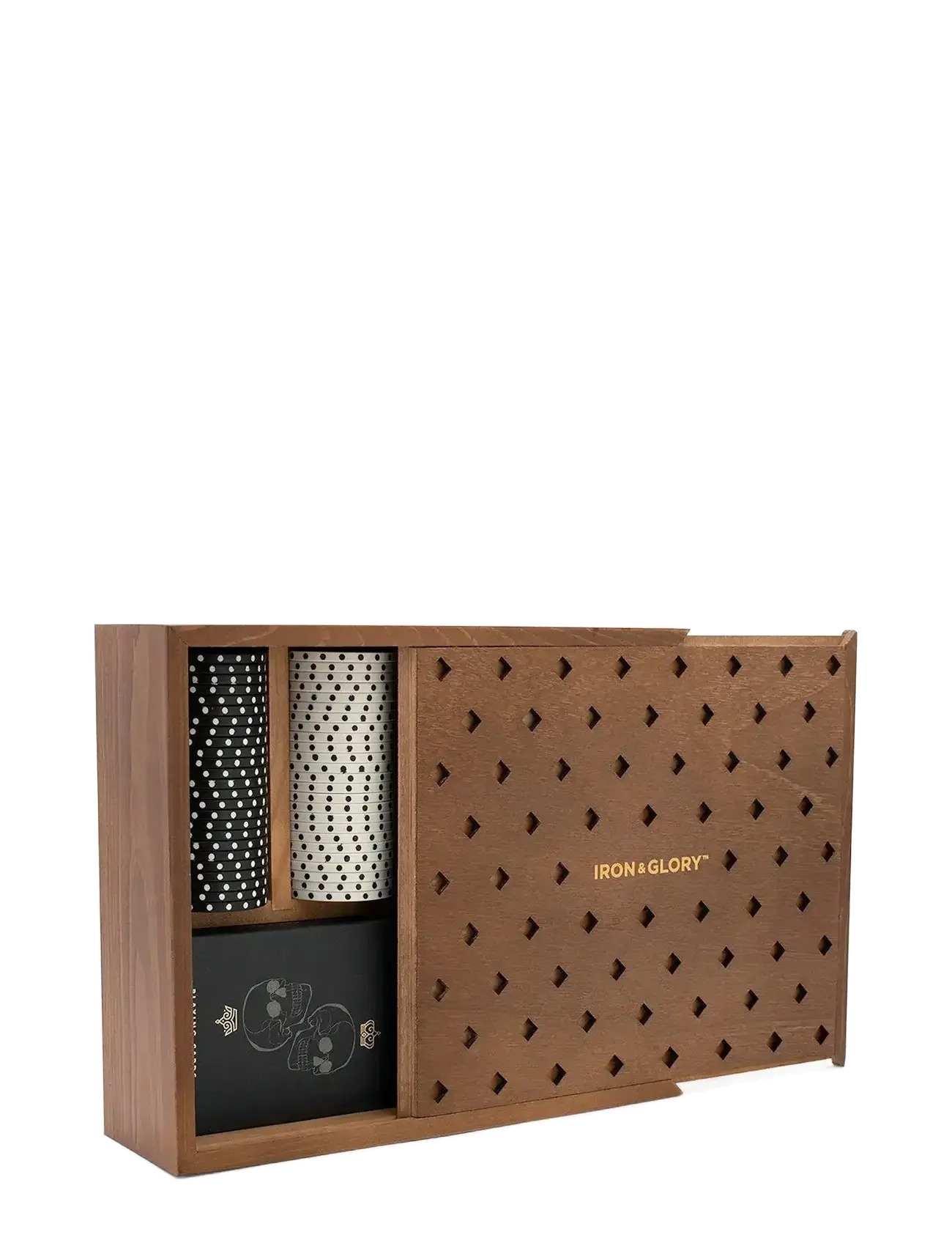 Iron & Glory - Poker Set Dead Man's Hånd - fødselsdagsgaver - brown - 4