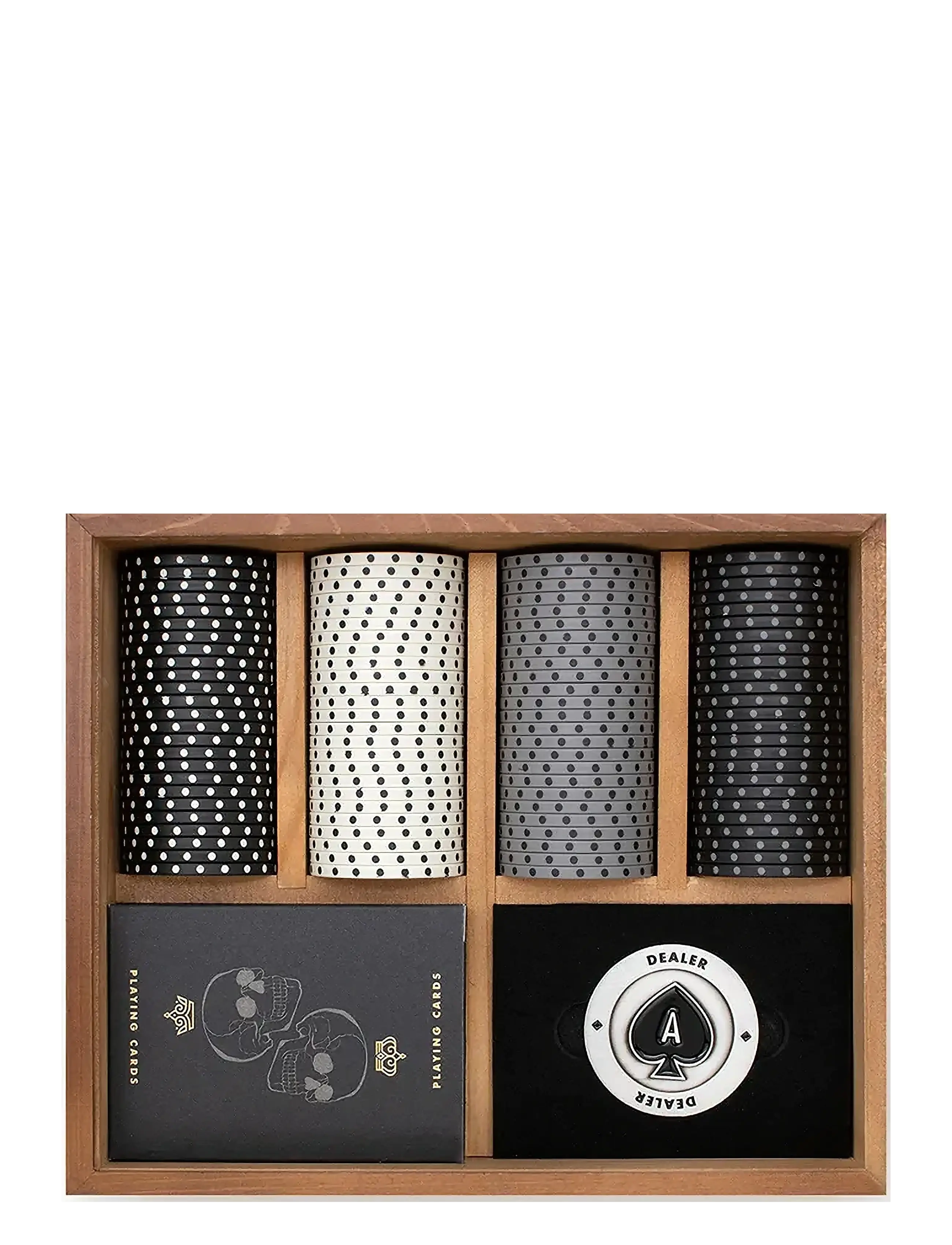 Iron & Glory Poker Set Dead Man's Hånd, 7X 19X 22 cm, Puzzles Games, Braun - Homeware