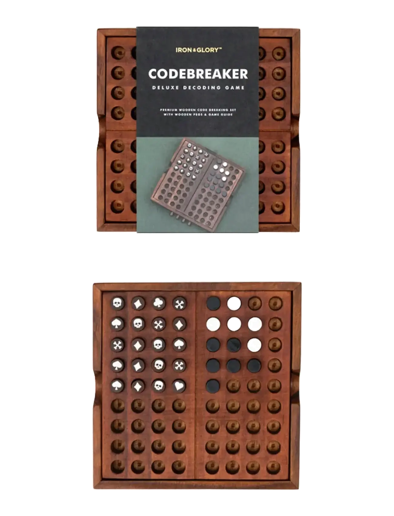 Iron & Glory - Wooden Game Codebreaker - lowest prices - brown - 2