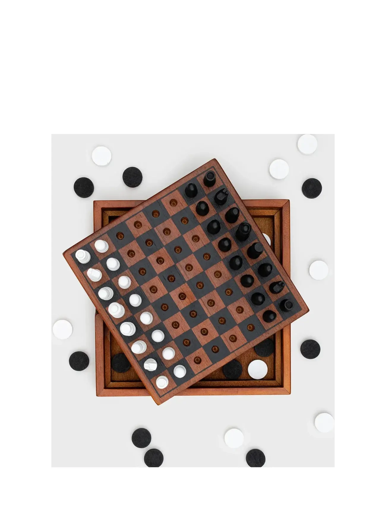 Iron & Glory - Puupeli Shakki & Dame - osta hinnan perusteella - brown - 5