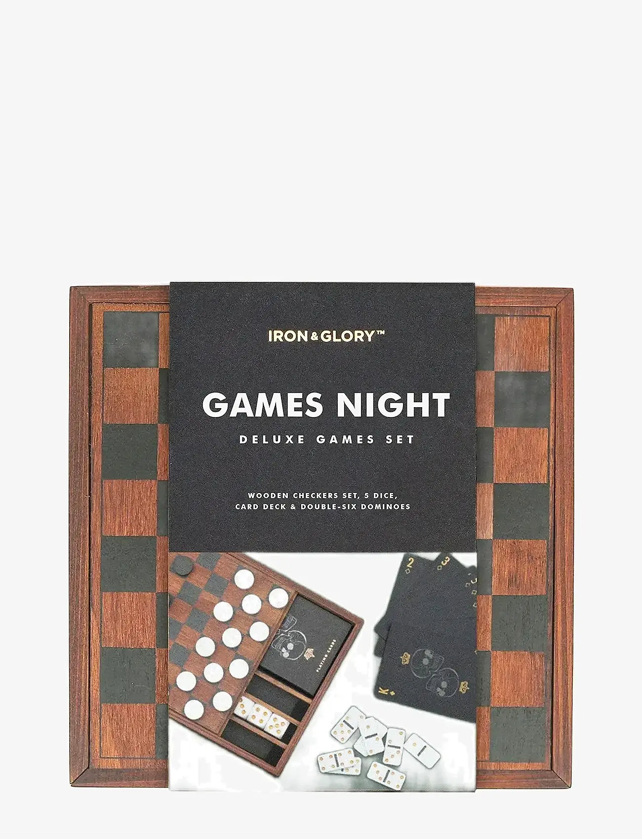 Iron & Glory - Wooden Game Games Night - cadeau de saint valentin - brown - 0