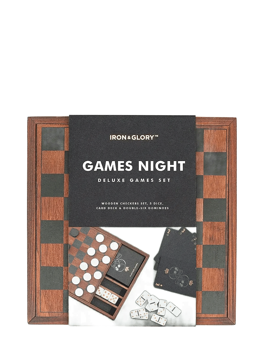 Iron & Glory - Wooden Game Games Night - valentinstaggeschenke - brown - 0