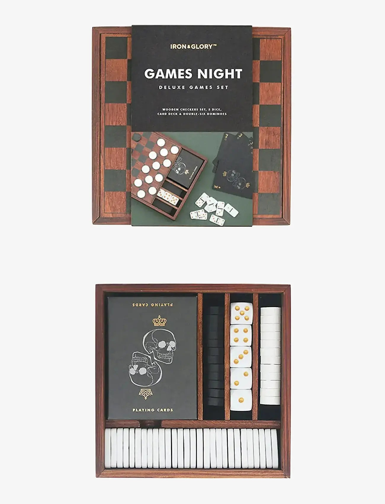 Iron & Glory - Wooden Game Games Night - cadeau de saint valentin - brown - 2