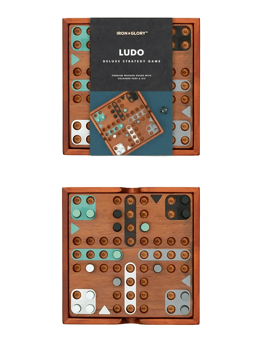 Iron & Glory - Wooden Game Ludo - spiele & puzzles - brown - 1