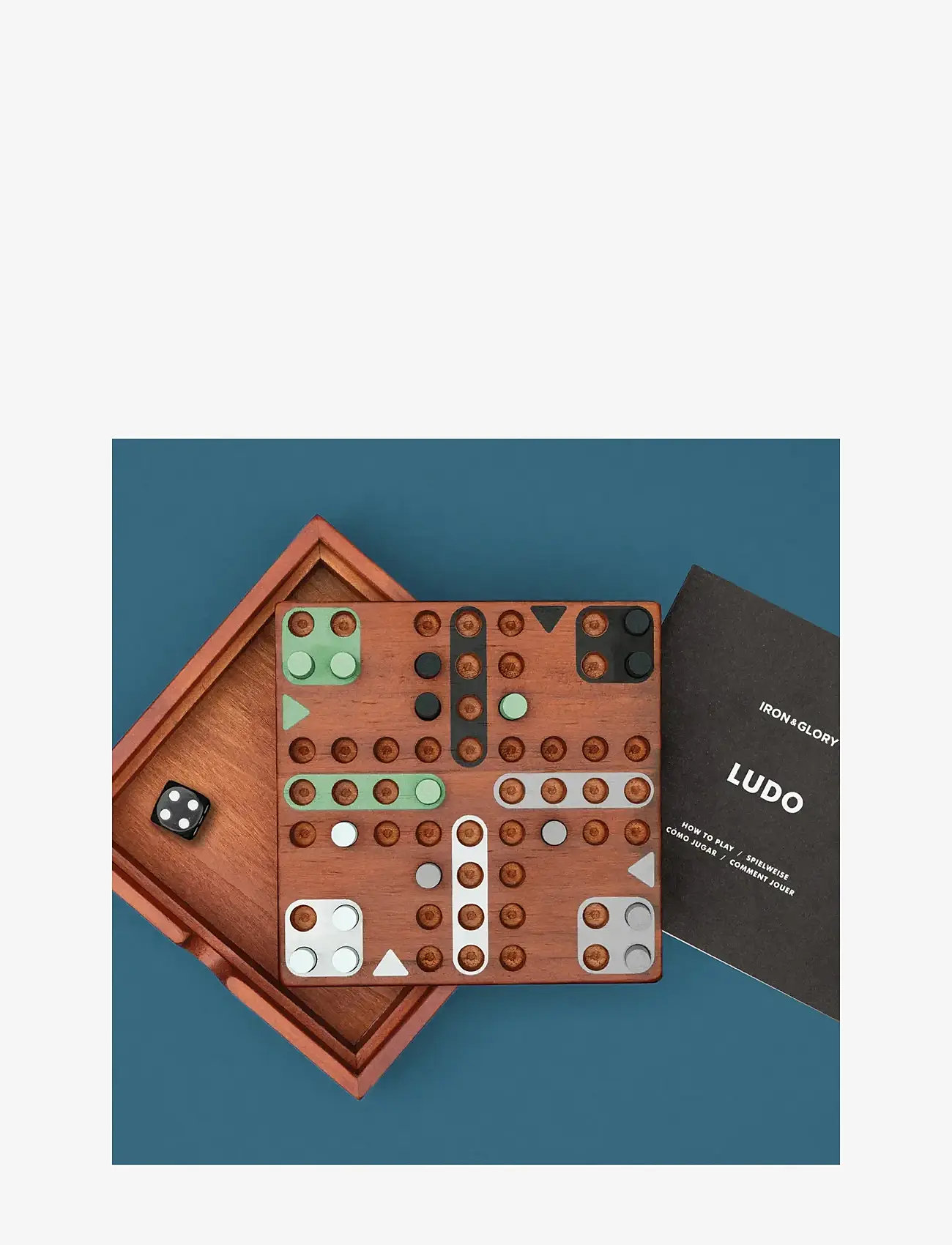 Iron & Glory - Wooden Game Ludo - mängud ja pusled - brown - 5