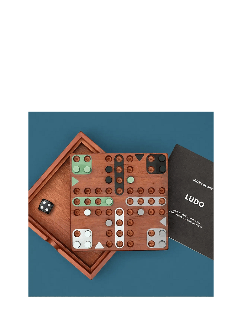 Iron & Glory - Wooden Game Ludo - mängud ja pusled - brown - 5