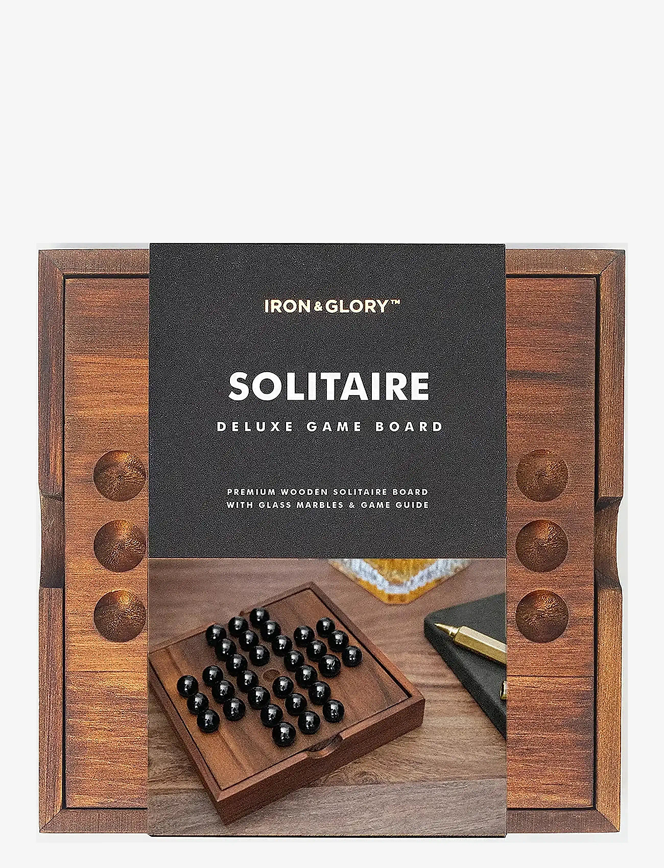 Iron & Glory - Träspel Solitaire - brown - 0