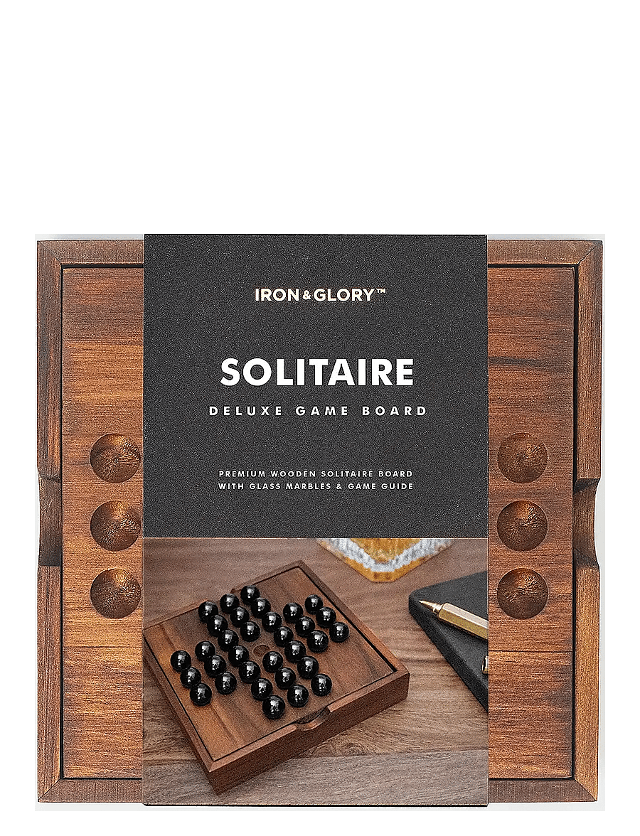 Iron & Glory - wooden Game Solitaire - madalaimad hinnad - brown - 0