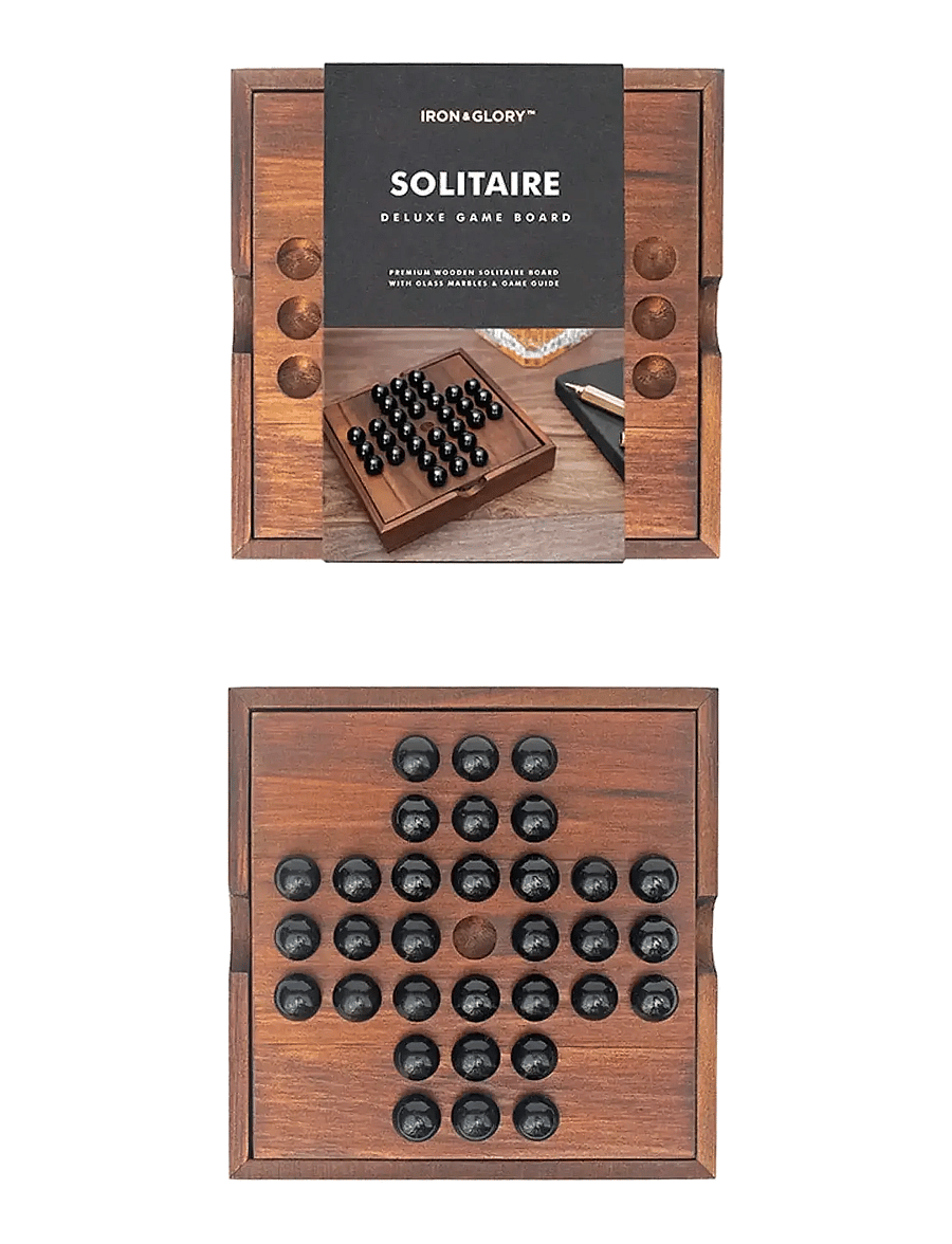 Iron & Glory - wooden Game Solitaire - madalaimad hinnad - brown - 2