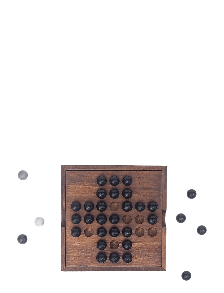 Iron & Glory - wooden Game Solitaire - madalaimad hinnad - brown - 3