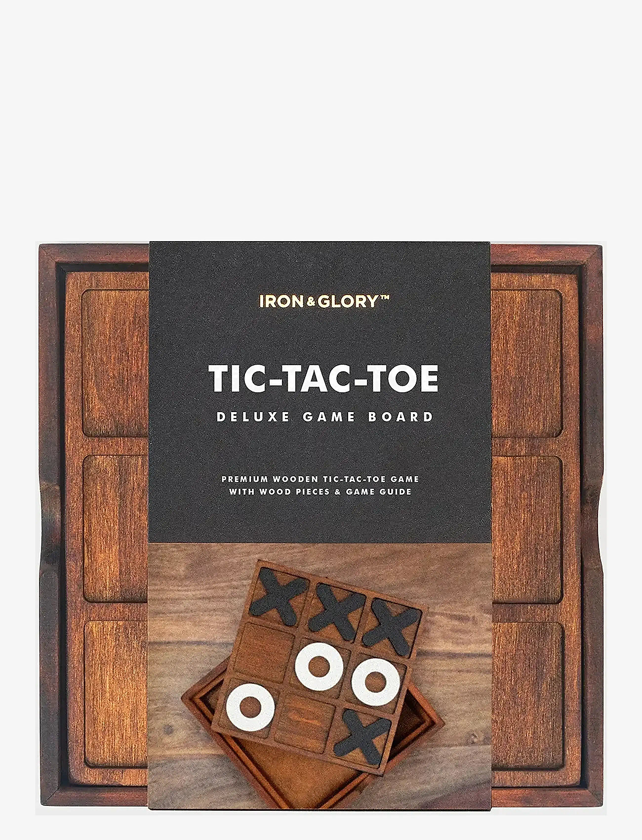 Iron & Glory - Wooden Game Tic Tac Toe - jeux et puzzles - brown - 0