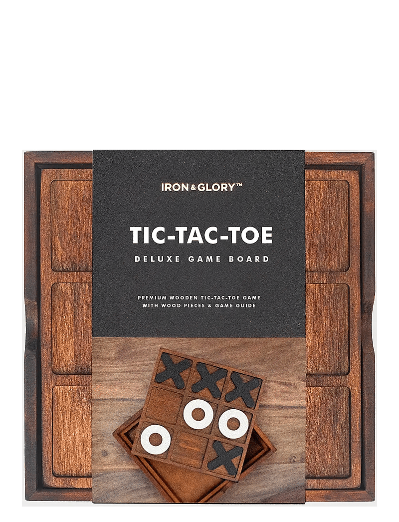Iron & Glory - Wooden Game Tic Tac Toe - jeux et puzzles - brown - 0