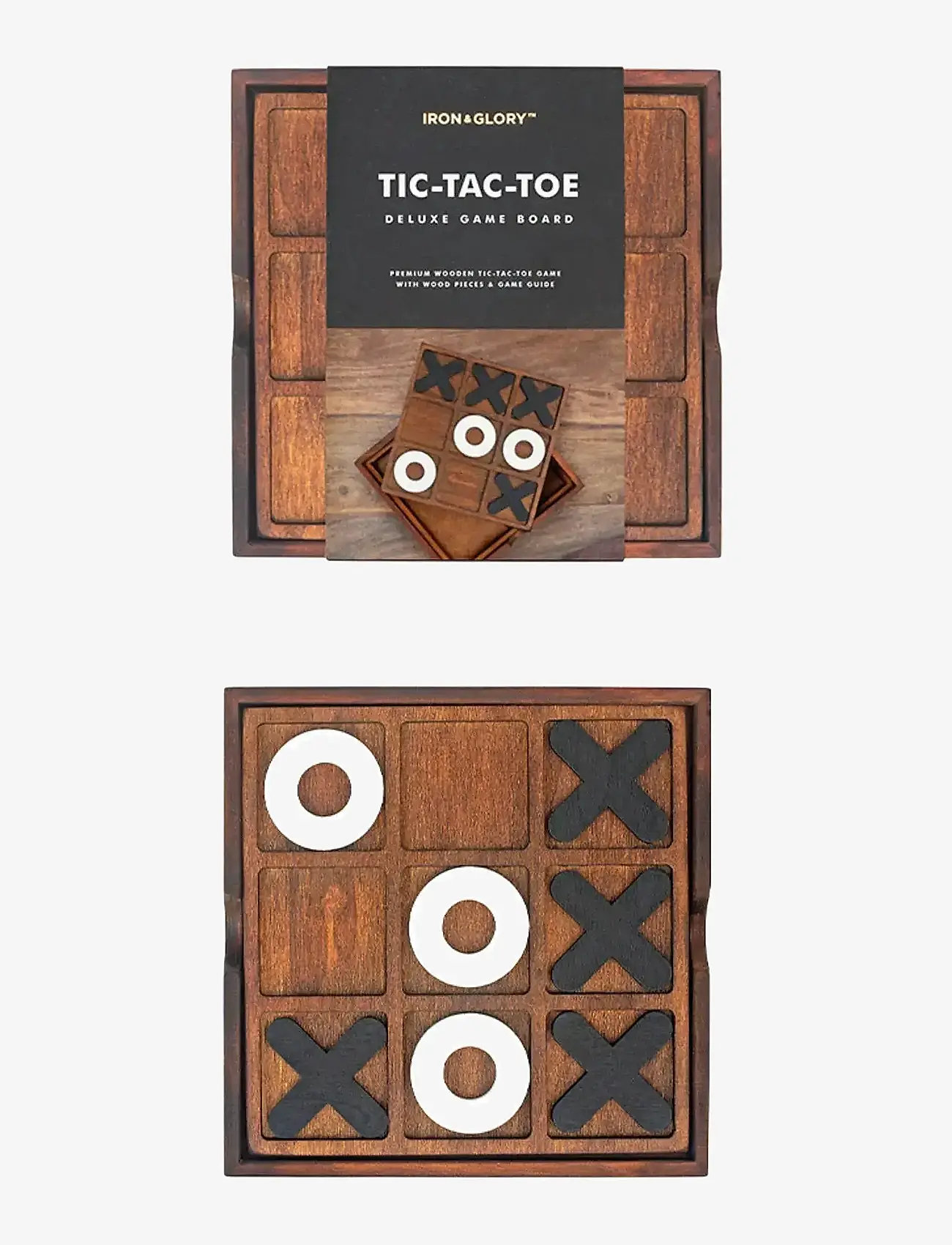 Iron & Glory - Wooden Game Tic Tac Toe - jeux et puzzles - brown - 2