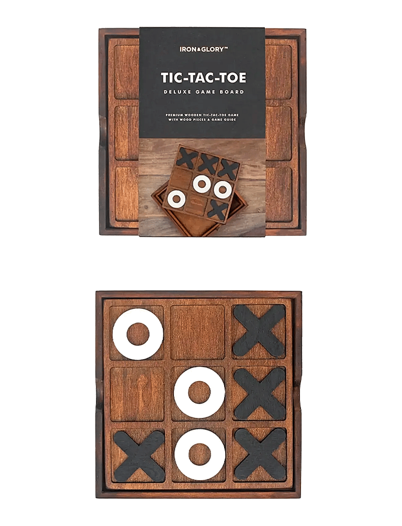 Iron & Glory - Wooden Game Tic Tac Toe - jeux et puzzles - brown - 2