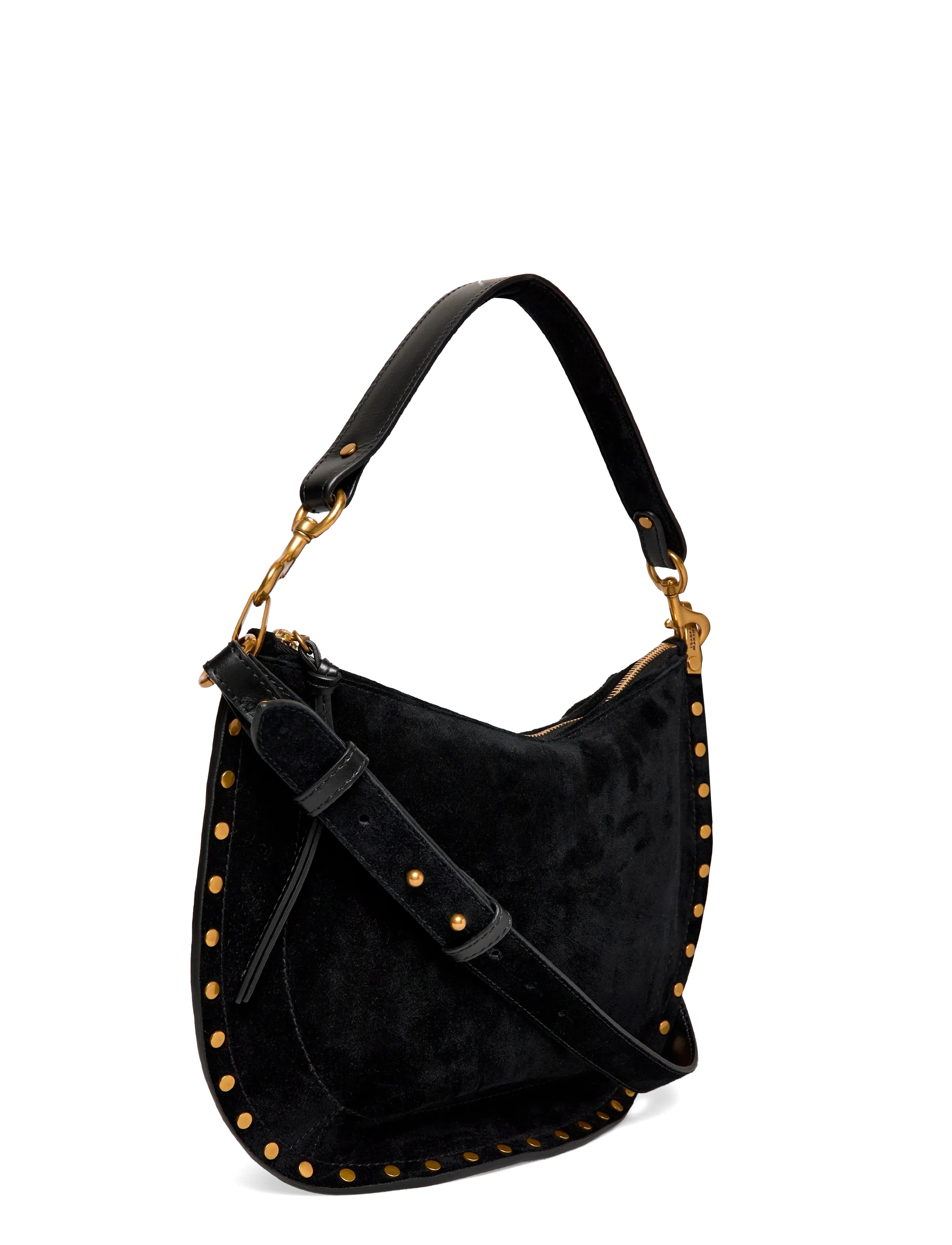 Isabel Marant - Oskan Moon leather shoulder bag - black - 2