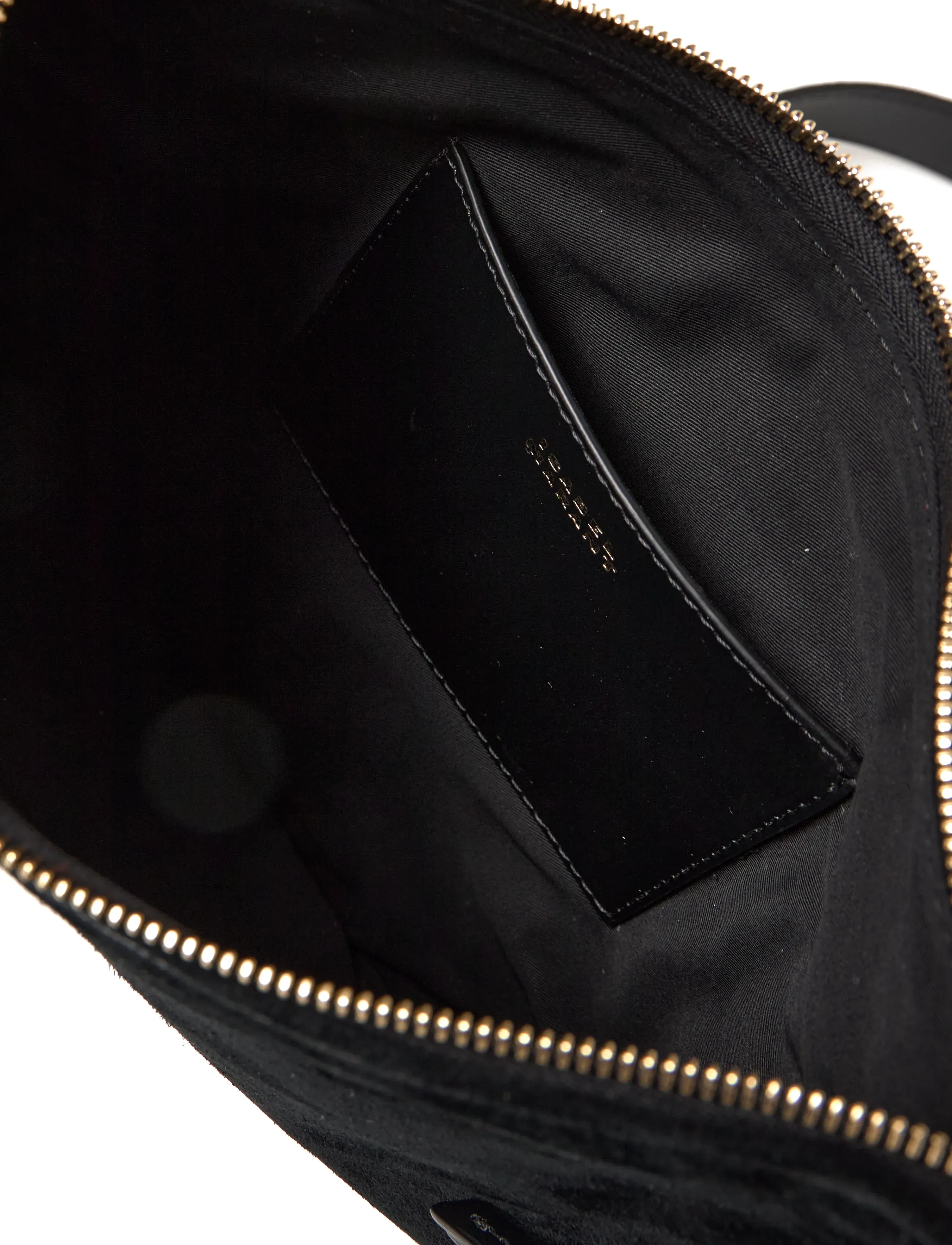 Isabel Marant - Oskan Moon leather shoulder bag - black - 4