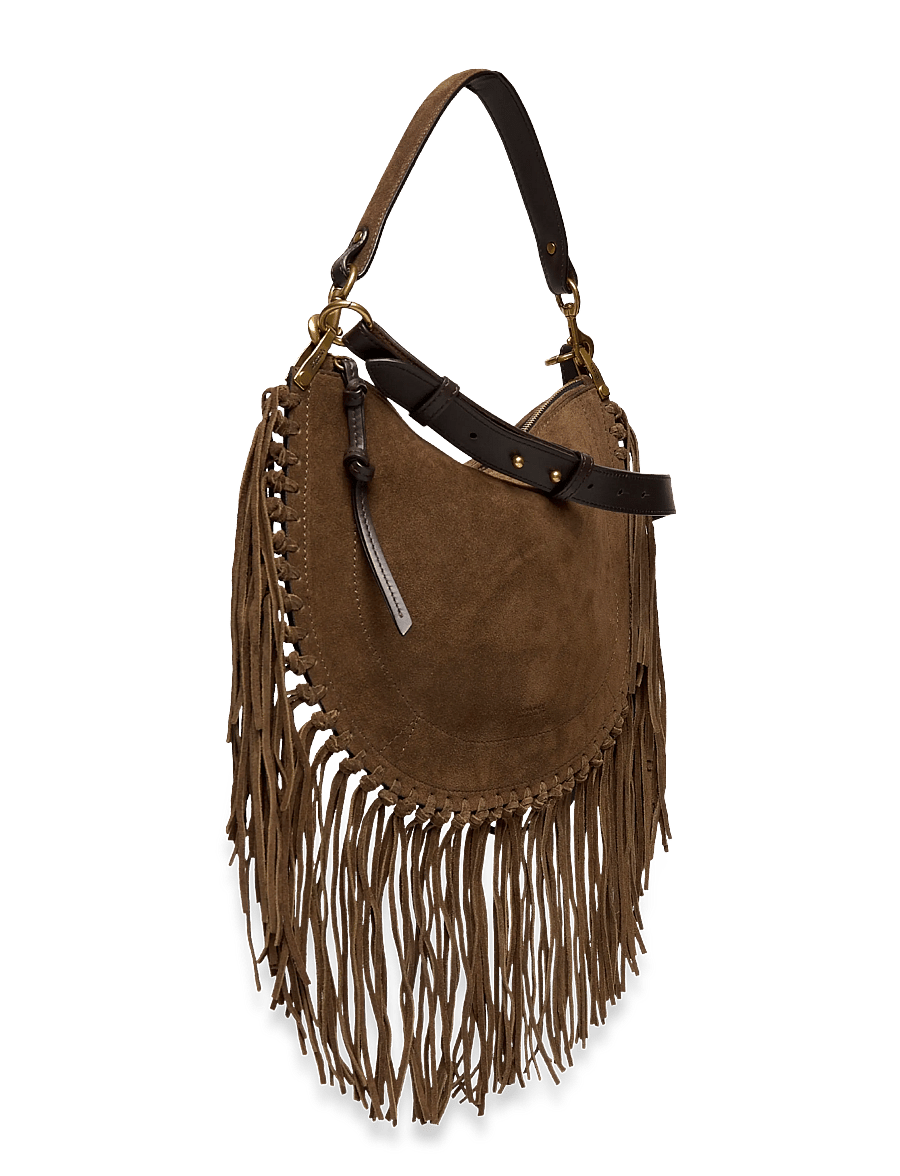 Isabel Marant - Oskan Moon leather shoulder bag - modetrends - brown - 2