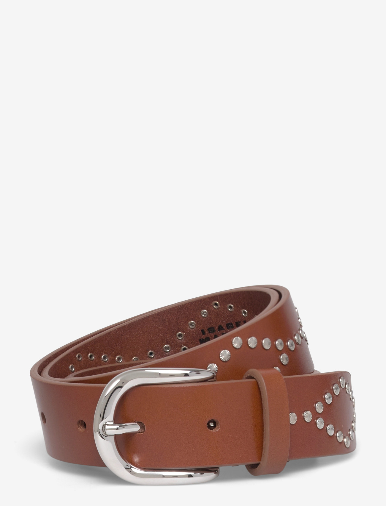 Isabel Marant - Liliana leather belt - nahkrihmad - brown - 0