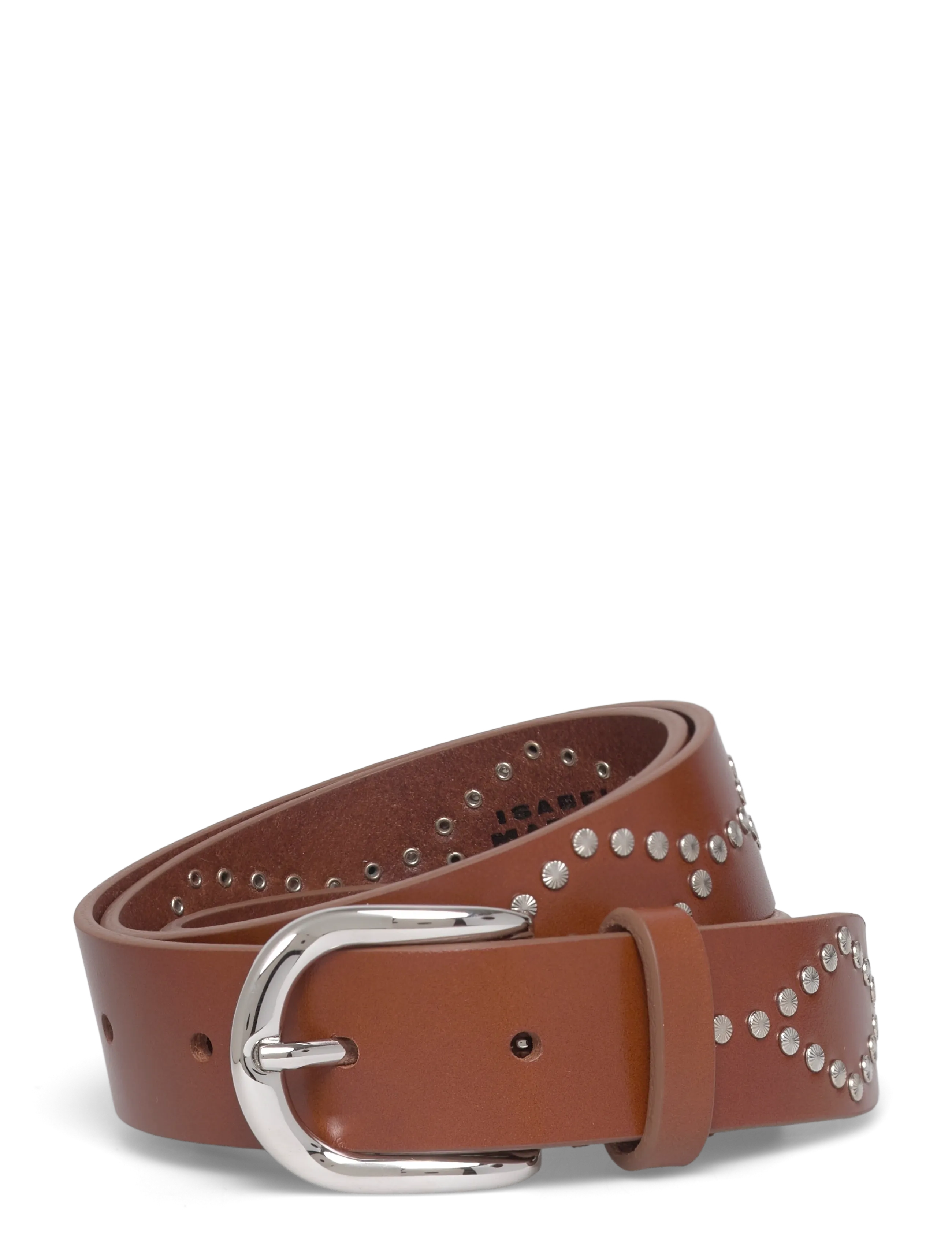 Isabel Marant Liliana leather belt - Modern femininity - BROWN / brown