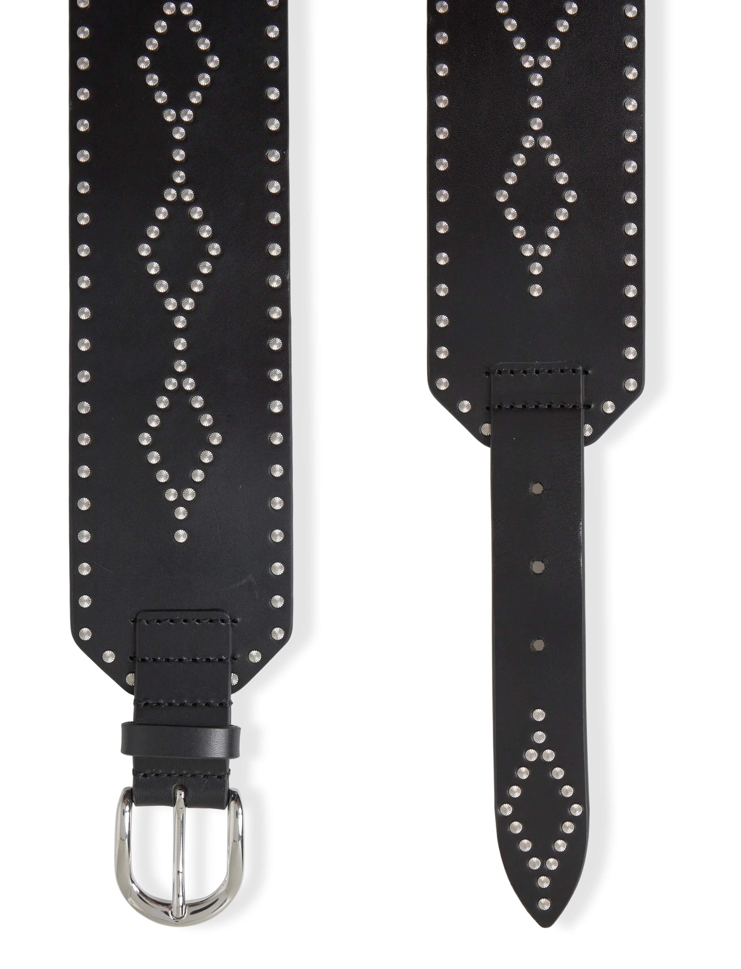 Isabel Marant - Lucie belt - leather belts - black - 1