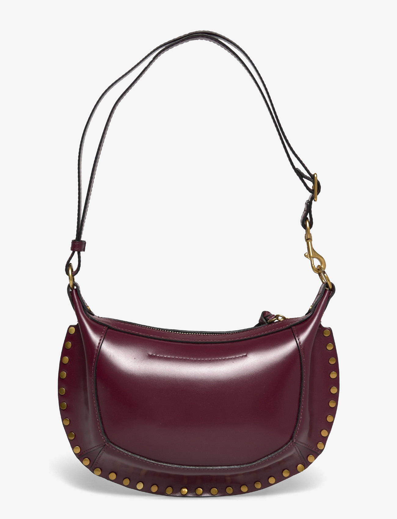 Isabel Marant - Oskan Moon leather shoulder bag - plecu somas - red - 1