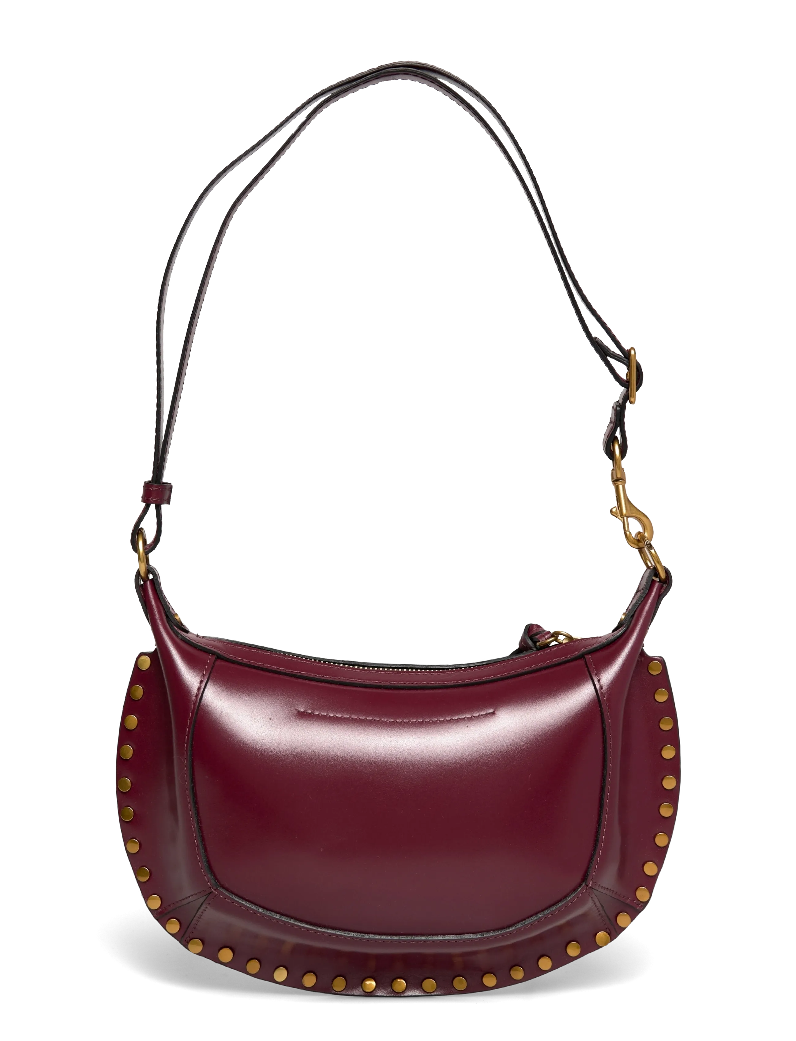 Isabel Marant - Oskan Moon leather shoulder bag - red - 1