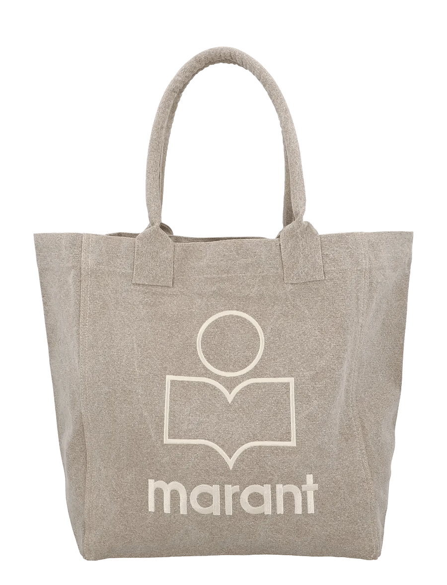 Isabel Marant - Yenky Logo Tote Bag - tote bags - beige - 0