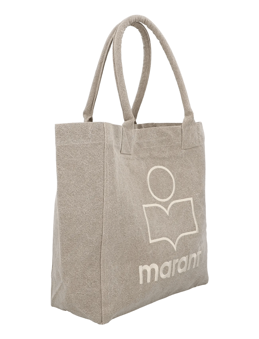 Isabel Marant - Yenky Logo Tote Bag - tote bags - beige - 2