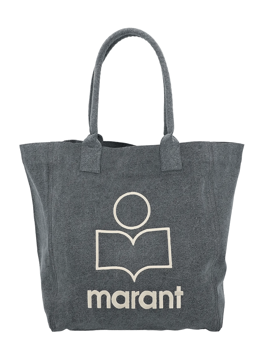Isabel Marant - Yenky Logo Tote Bag - tote bags - grey - 0