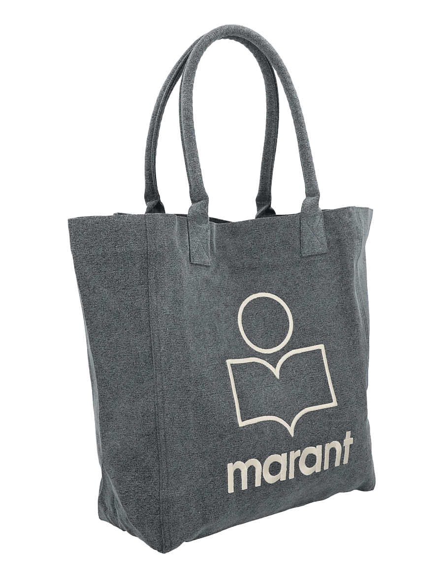 Isabel Marant - Yenky Logo Tote Bag - tote bags - grey - 2