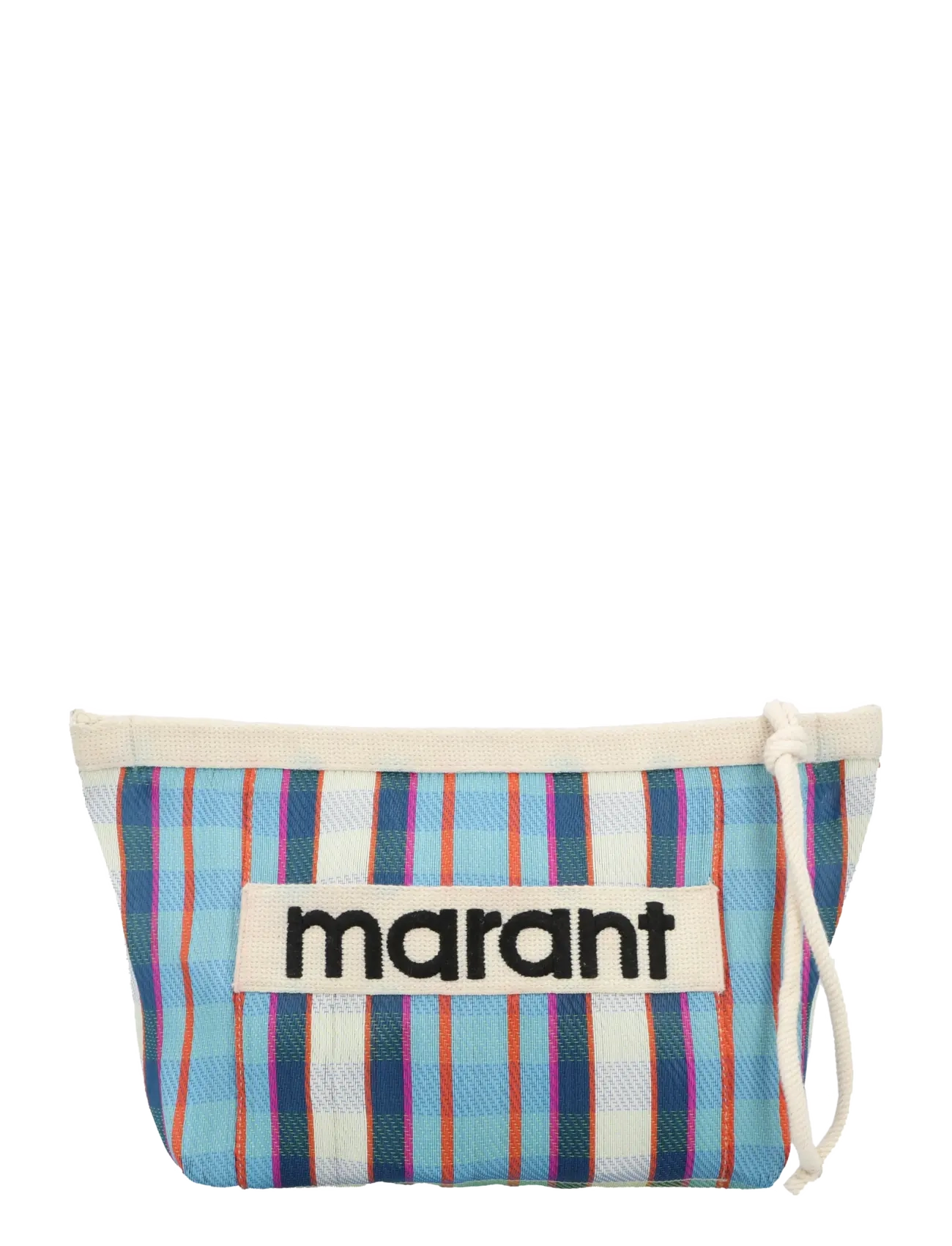 Isabel Marant Powden Striped Pouch - Inspiration - GREEN / blue