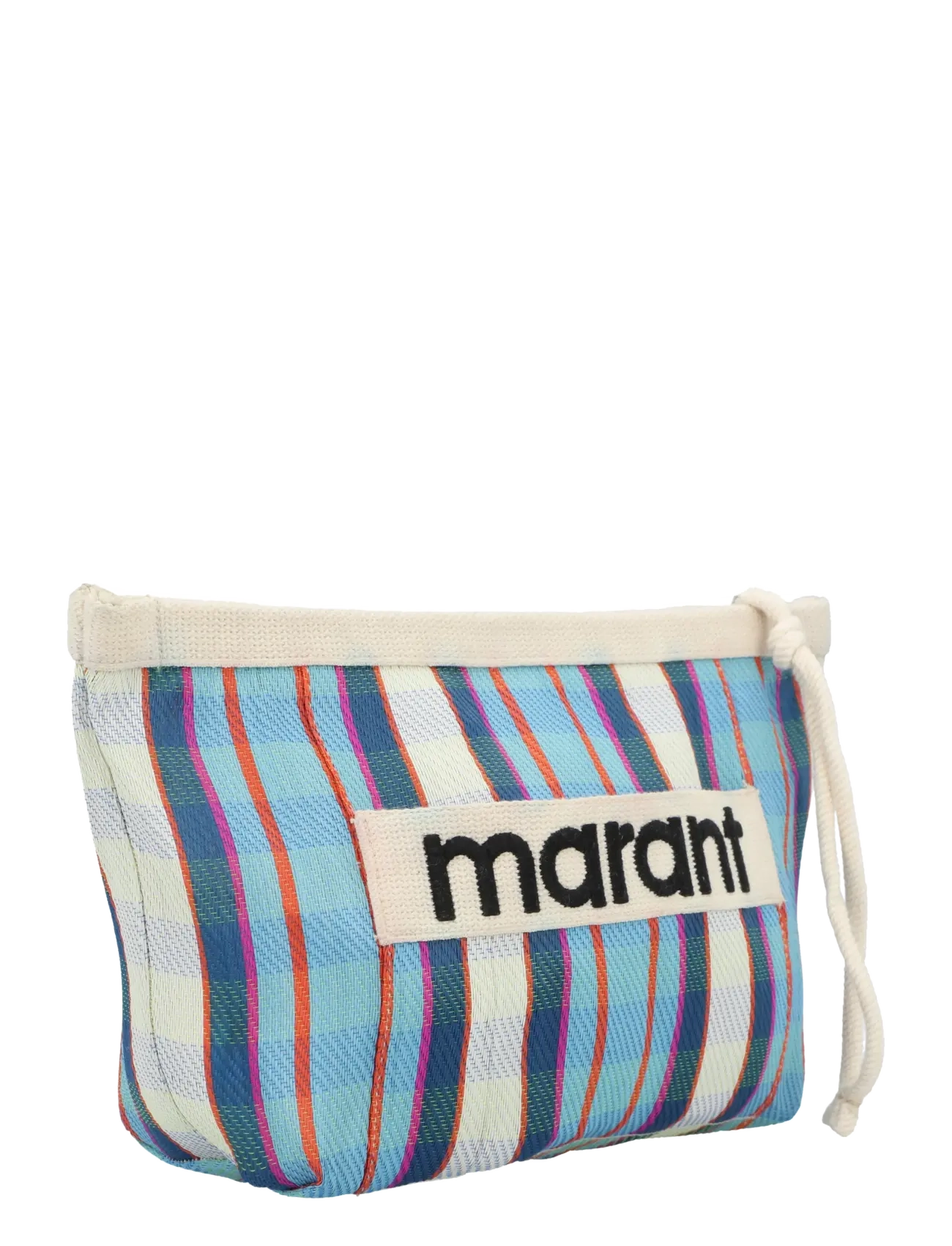 Isabel Marant - Powden Striped Pouch - toilettenartikel - green - 2