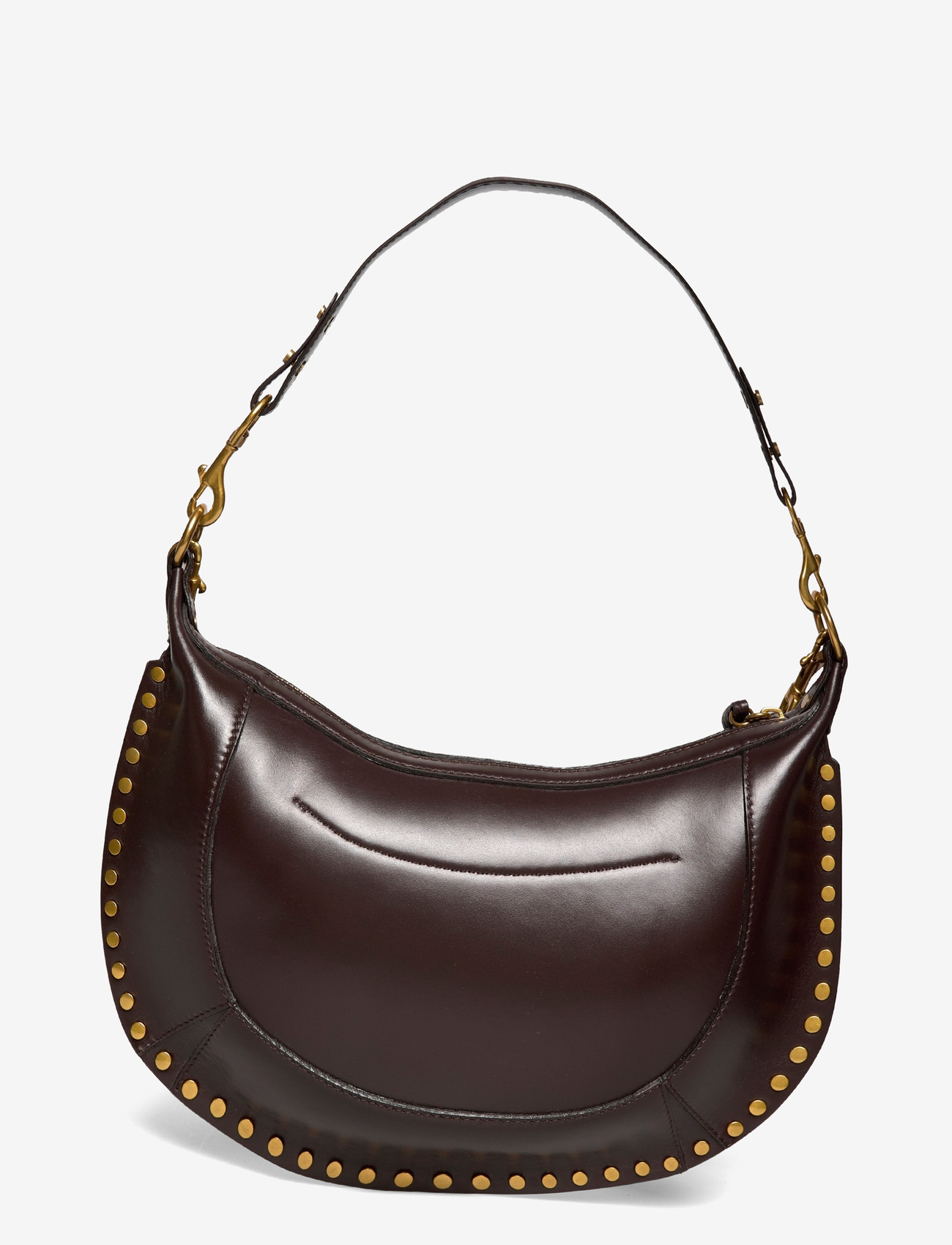 Isabel Marant - Oskan Moon leather shoulder bag - brown - 1