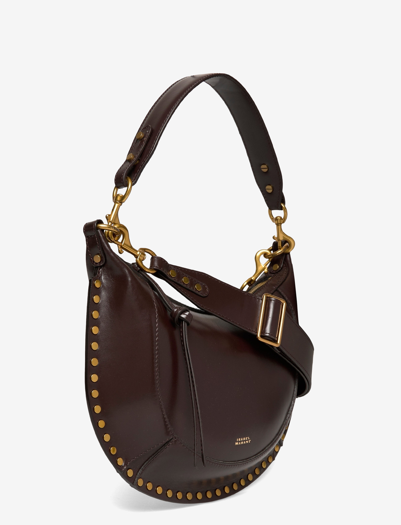 Isabel Marant - Oskan Moon leather shoulder bag - brown - 2