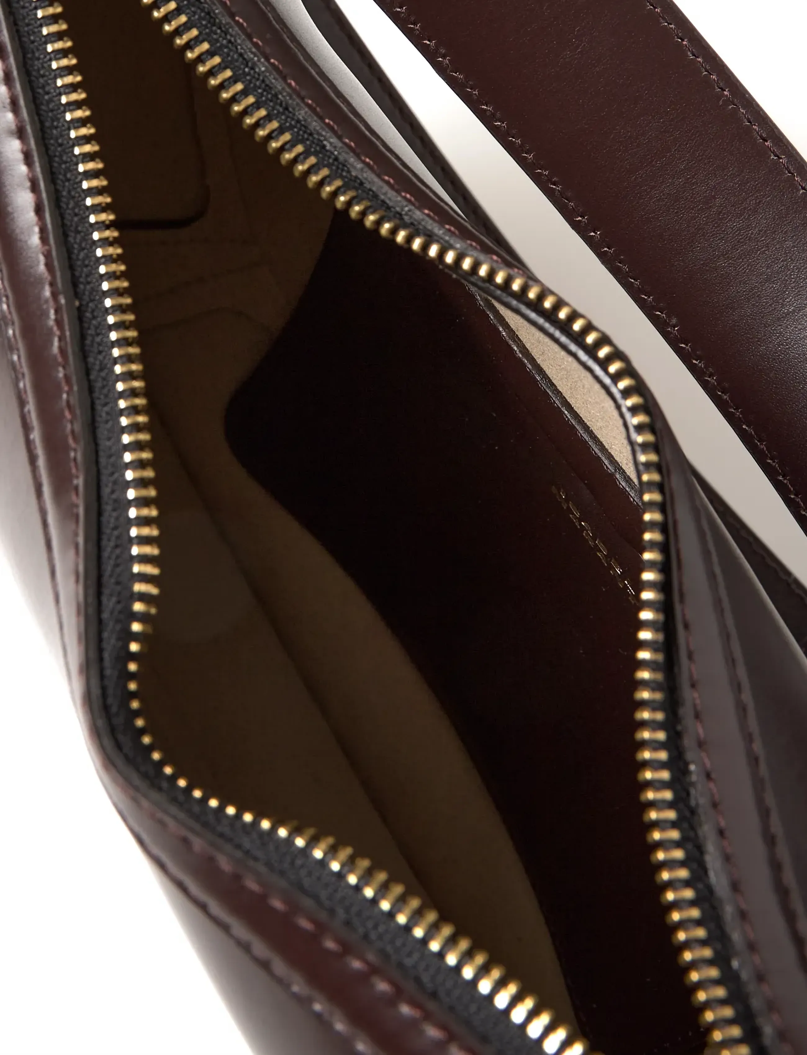 Isabel Marant - Oskan Moon leather shoulder bag - shoulder bags - brown - 4