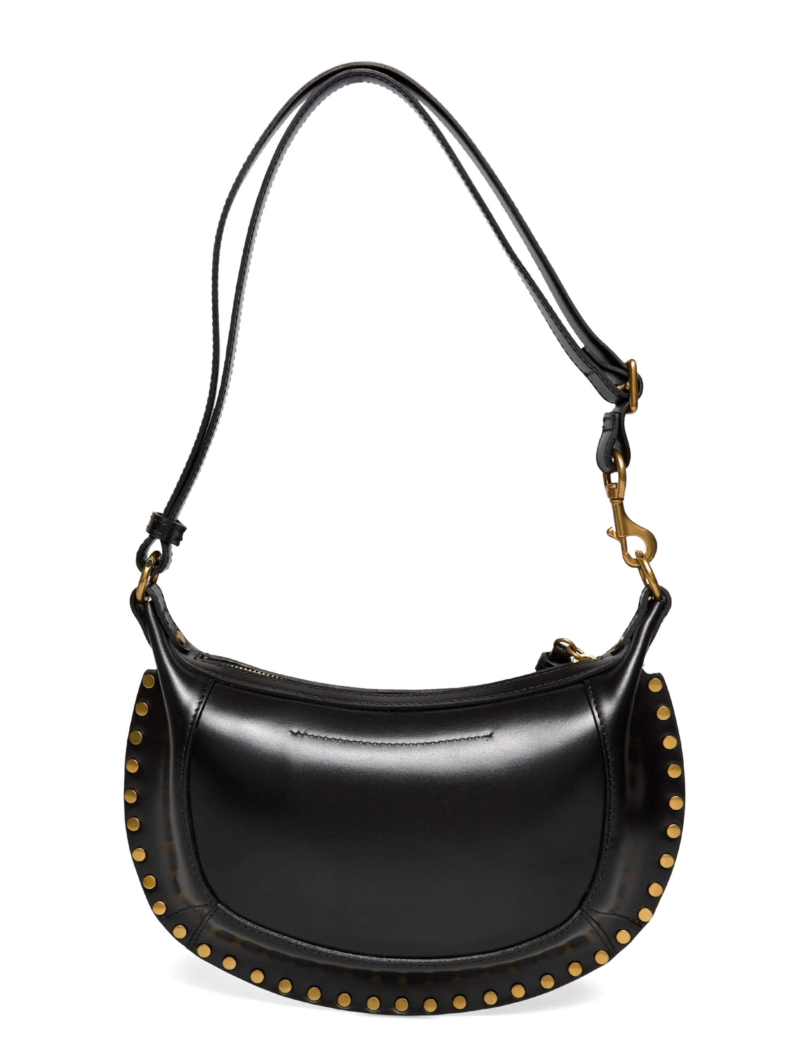 Isabel Marant - Oskan Moon leather shoulder bag - fashion trends - black - 1