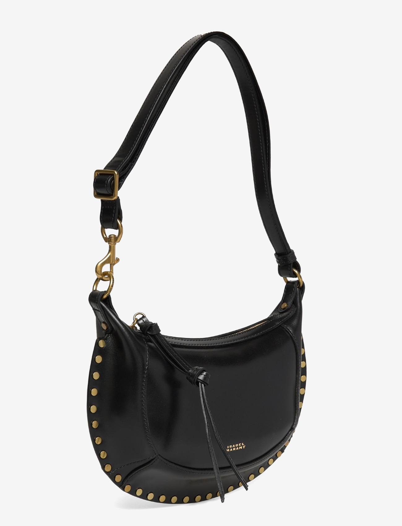 Isabel Marant - Oskan Moon leather shoulder bag - mode trends - black - 2