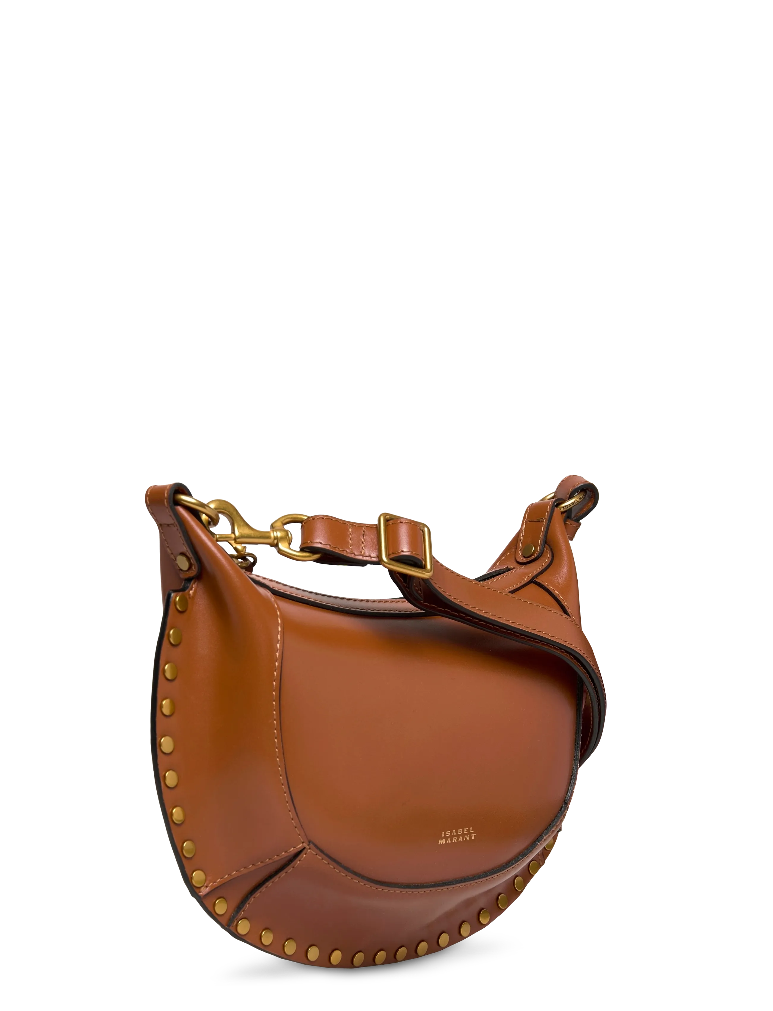 Isabel Marant - Oskan Moon leather shoulder bag - brown - 2
