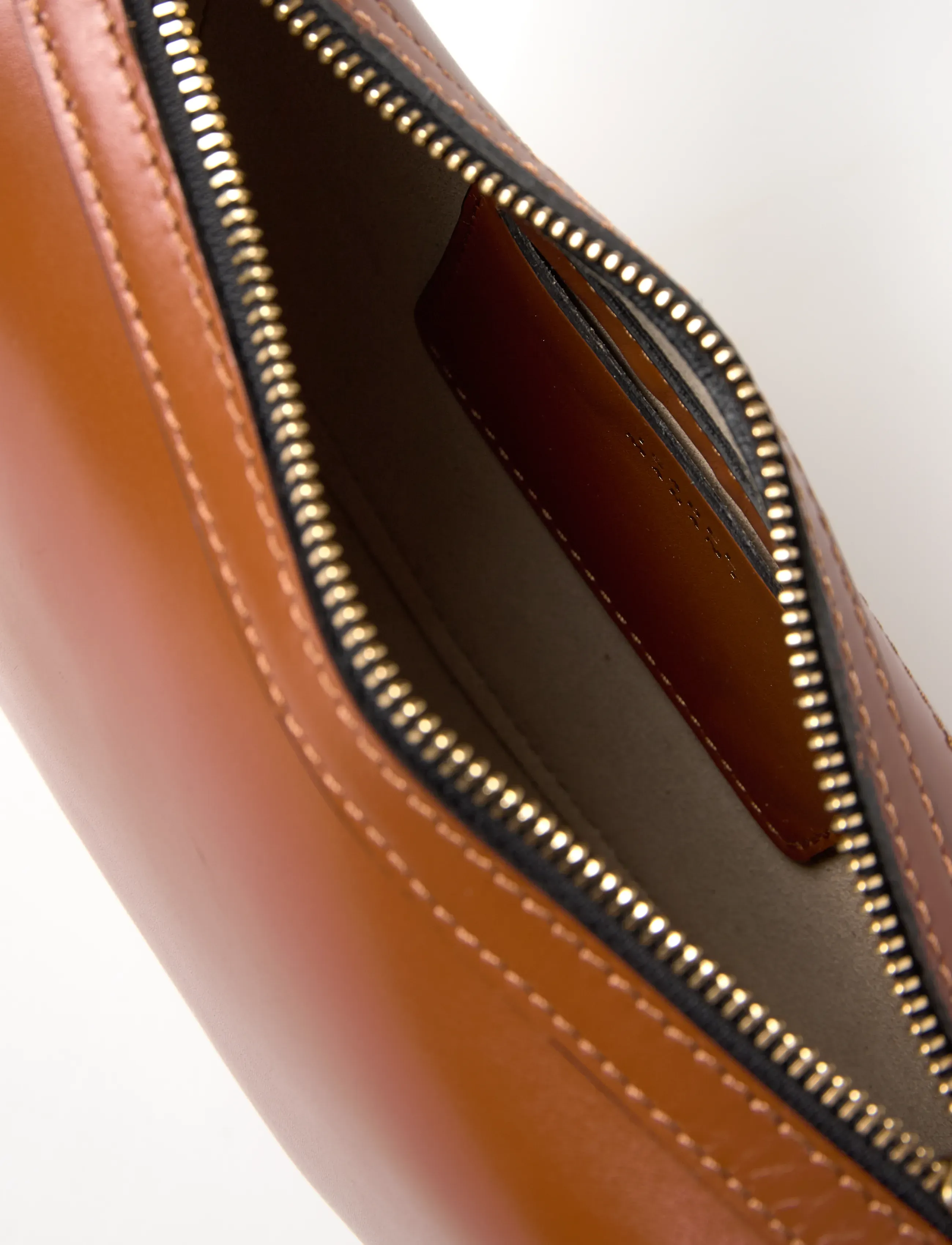 Isabel Marant - Oskan Moon leather shoulder bag - brown - 4
