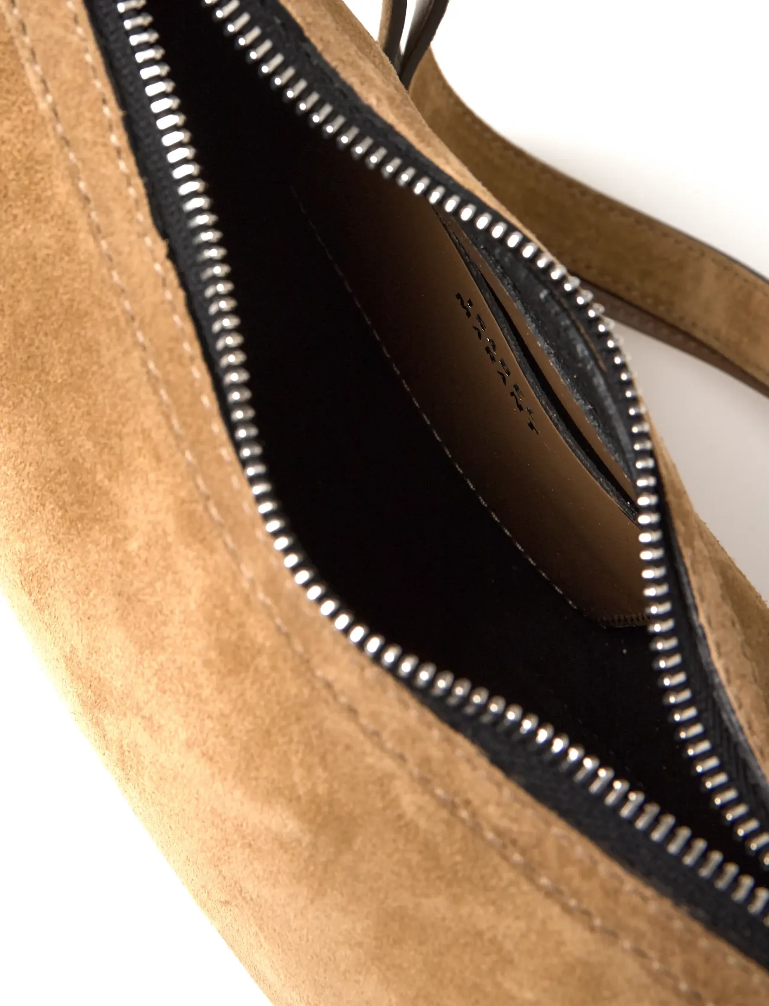 Isabel Marant - Oskan Moon leather shoulder bag - brown - 4
