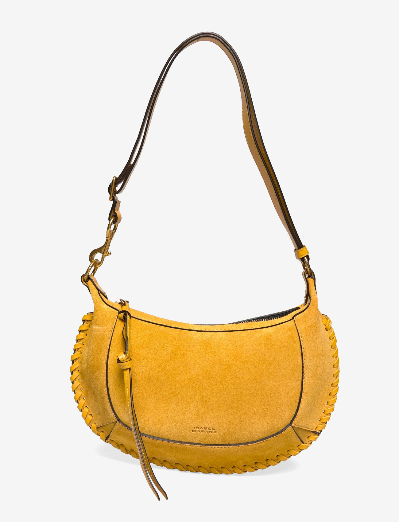 Isabel Marant - Oskan Moon leather shoulder bag - Õlakotid - yellow - 0