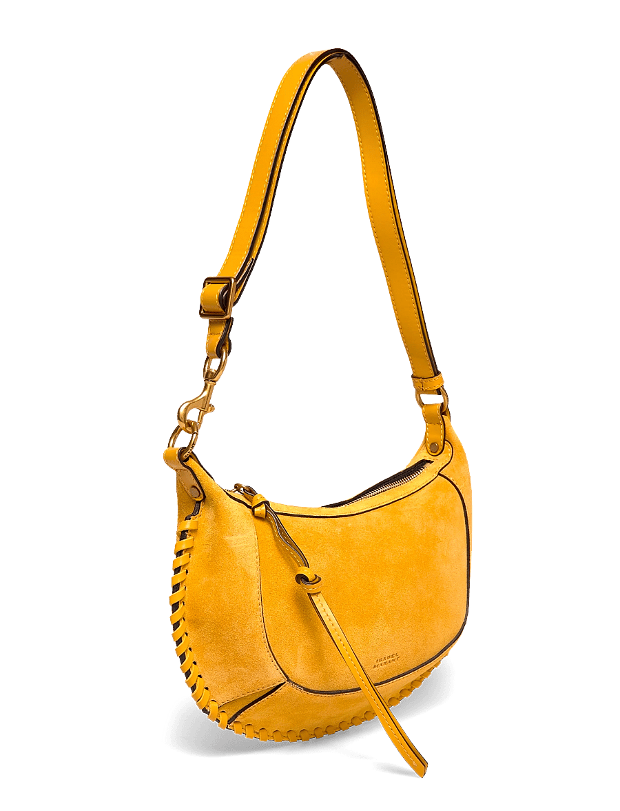 Isabel Marant - Oskan Moon leather shoulder bag - shoulder bags - yellow - 2