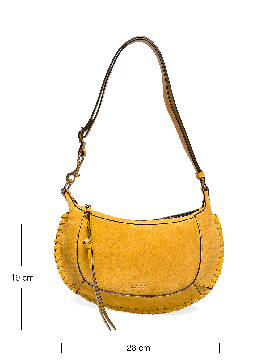 Isabel Marant - Oskan Moon leather shoulder bag - shoulder bags - yellow - 3