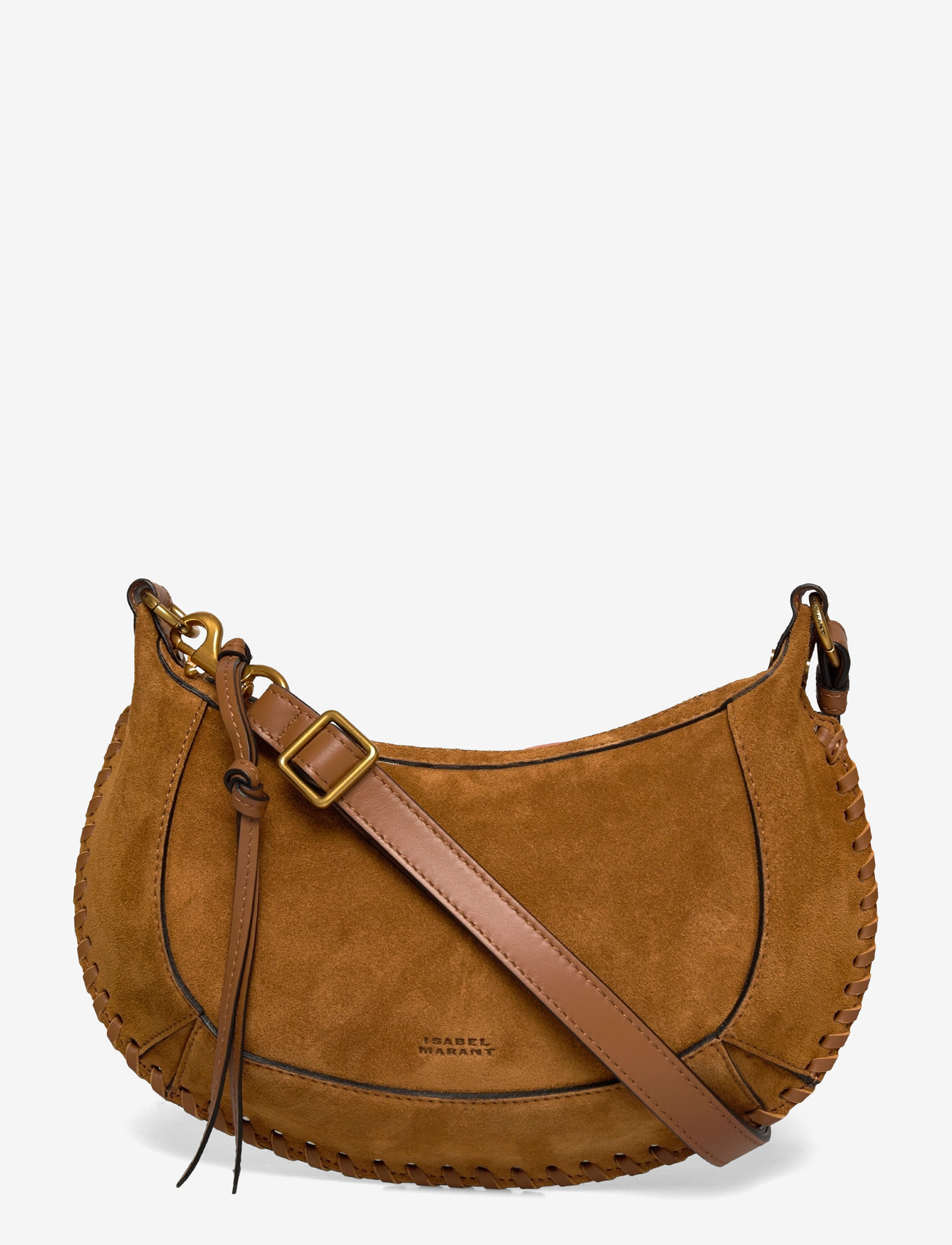 Isabel Marant - Oskan Moon leather shoulder bag - brown - 0