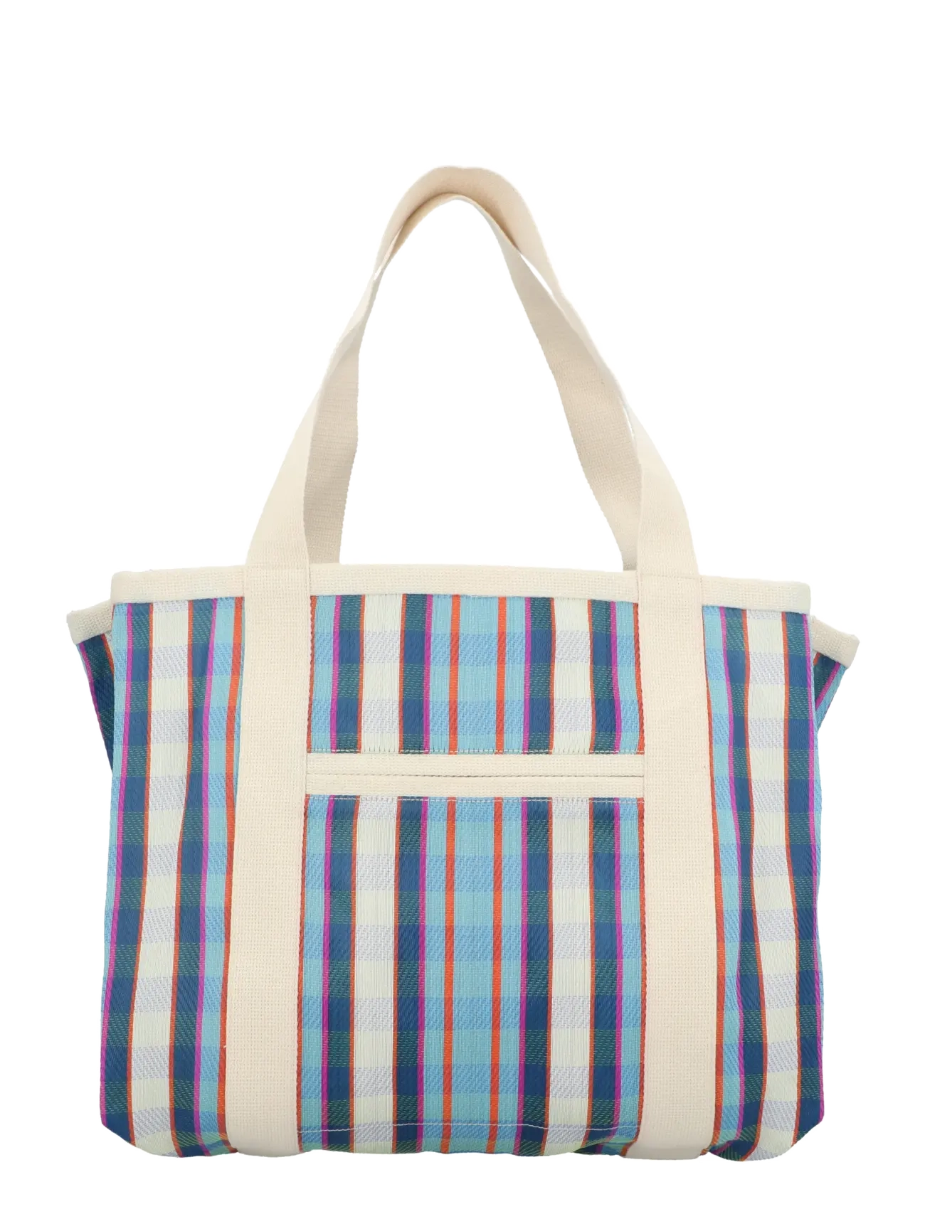 Isabel Marant - Darwen Striped Nylon Shopper Tote - shopper - green - 1