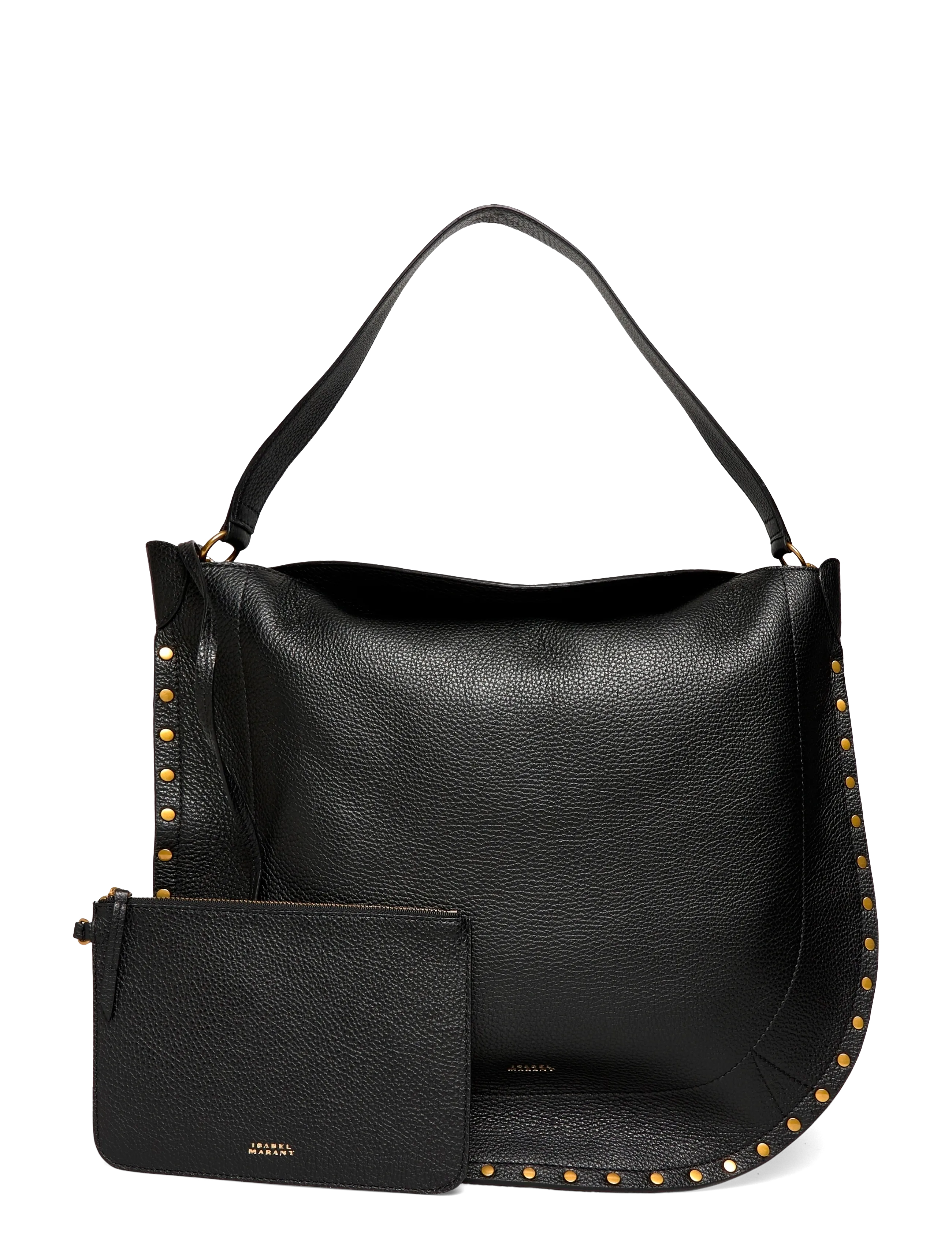 Isabel Marant Oskan Hobo Bag, Kvinder, Hobo Taske, Sort, Str: ONE SIZE
